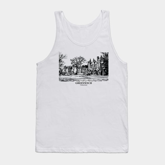 Greenwich - Connecticut Tank Top by Lakeric